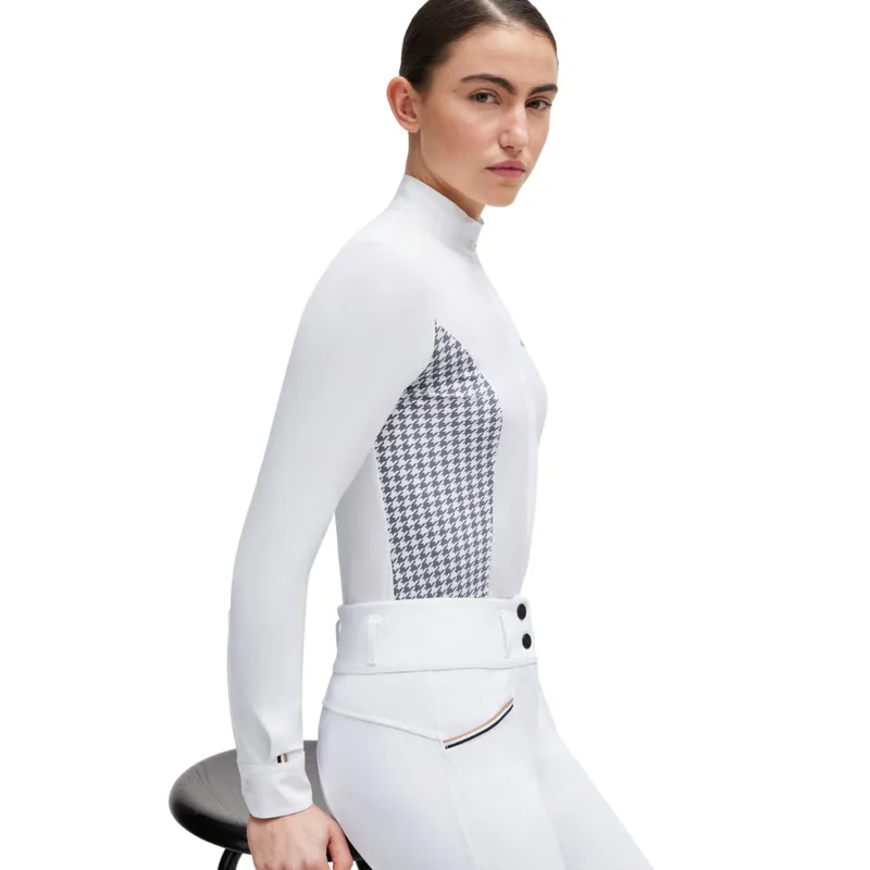 BOSS Equestrian Emma Ladies Competition Shirt - Houndstooth-2