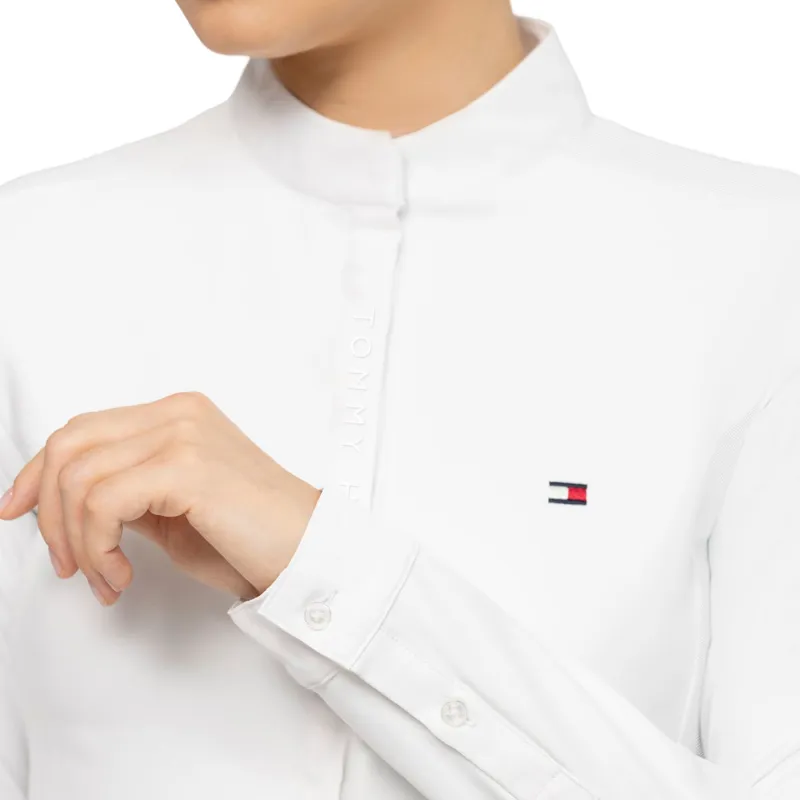Tommy Hilfiger Charlotte Ladies Competition Shirt - Optic White-3
