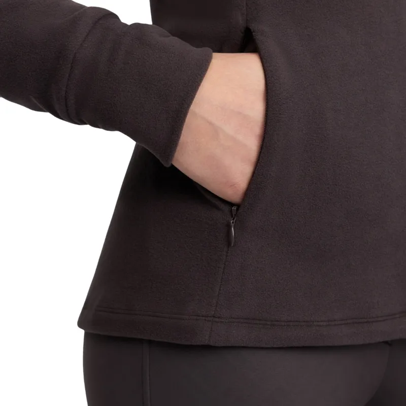 LeMieux Frances Womens 1/4 Zip Fleece - Cocoa-4