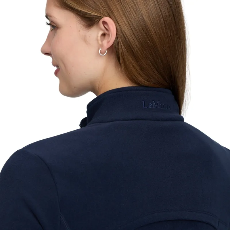 LeMieux Frances Womens 1/4 Zip Fleece - Navy-6