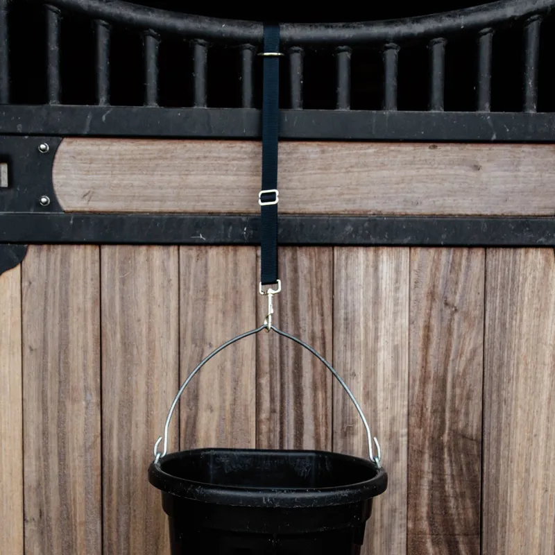 Kentucky Nylon Adjustable Clip and Ring Strap - Black-3