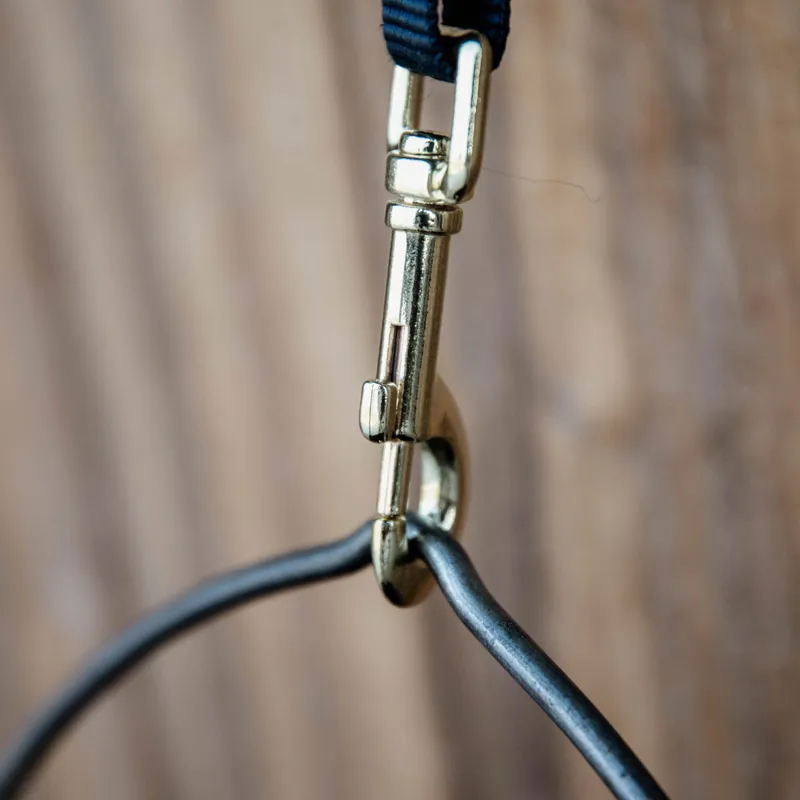 Kentucky Nylon Adjustable Clip and Ring Strap - Navy-5