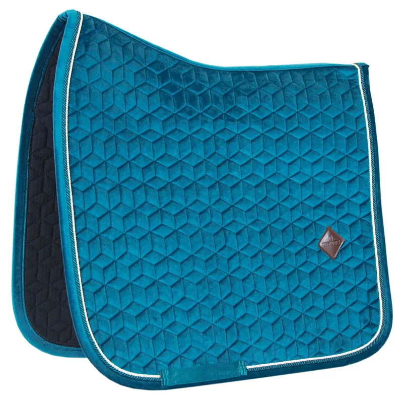 Kentucky Velvet Dressage Saddlecloth - Emerald-3