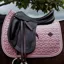 Kentucky Velvet Dressage Saddlecloth - Old Rose