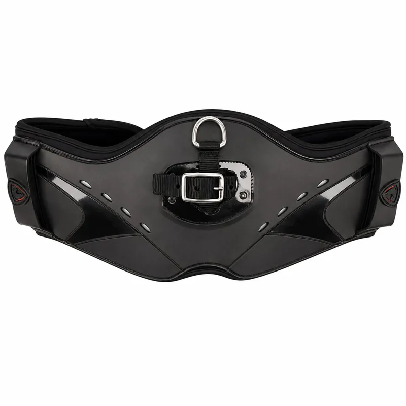 Hy ProReaction Anatomical Contoured Vented Dressage Girth - Black-1
