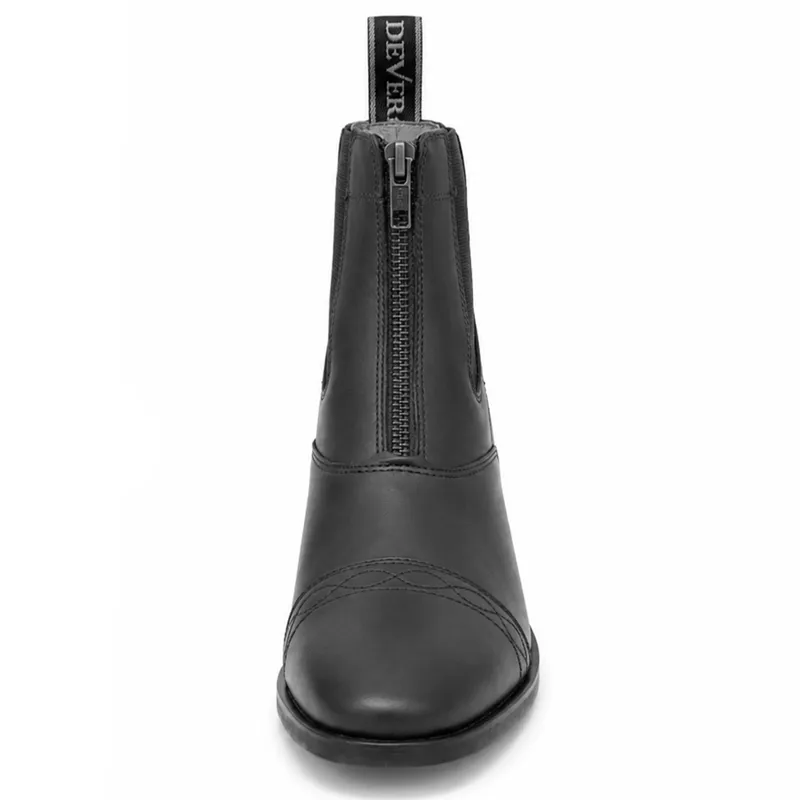 Dever Santiago Adult Unisex Zip Jodhpur Boots - Black-3
