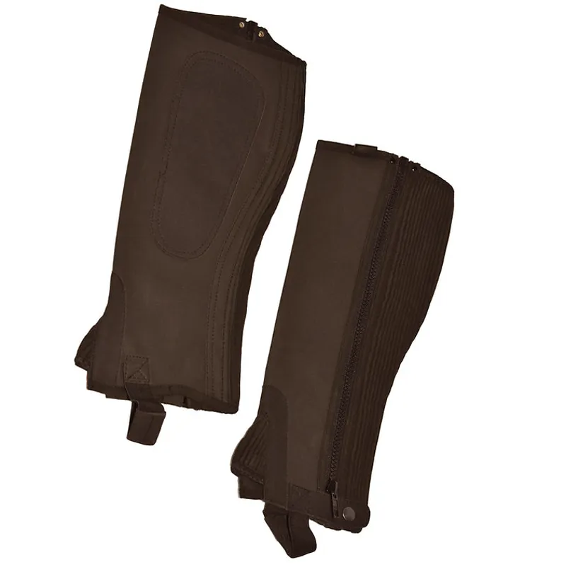 Dever Amara Adult Unisex Suede Half Chaps - Brown