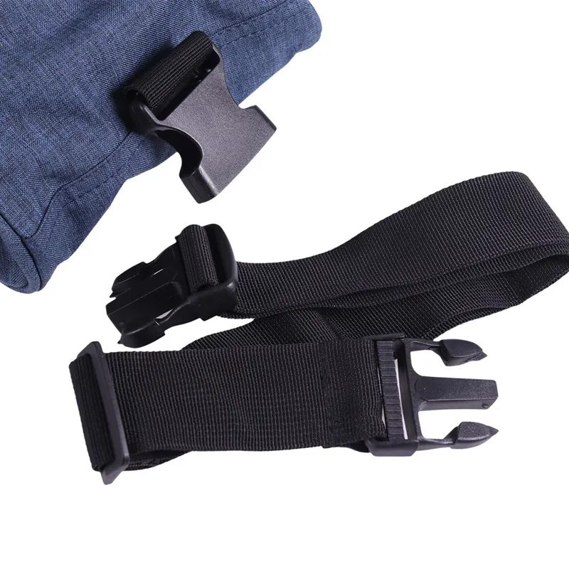 QHP Side Zip Boot Bag - Blue-3