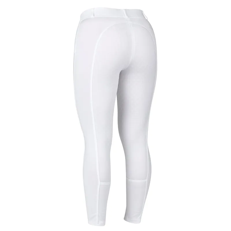 Dublin Performance Cool-It Gel Full Seat Riding Tights - White - UK18-1