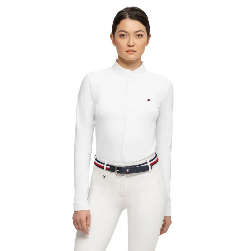 Tommy Hilfiger Charlotte Ladies Competition Shirt - Optic White-4