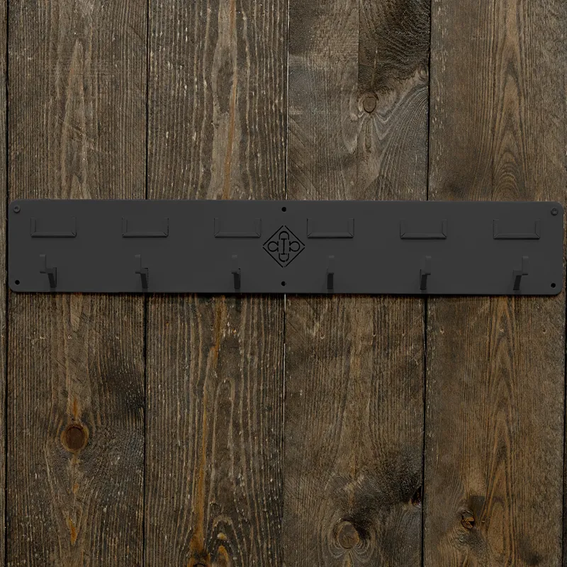 Kentucky Grooming Deluxe 6 Hook Bridle Hanger - Black-1