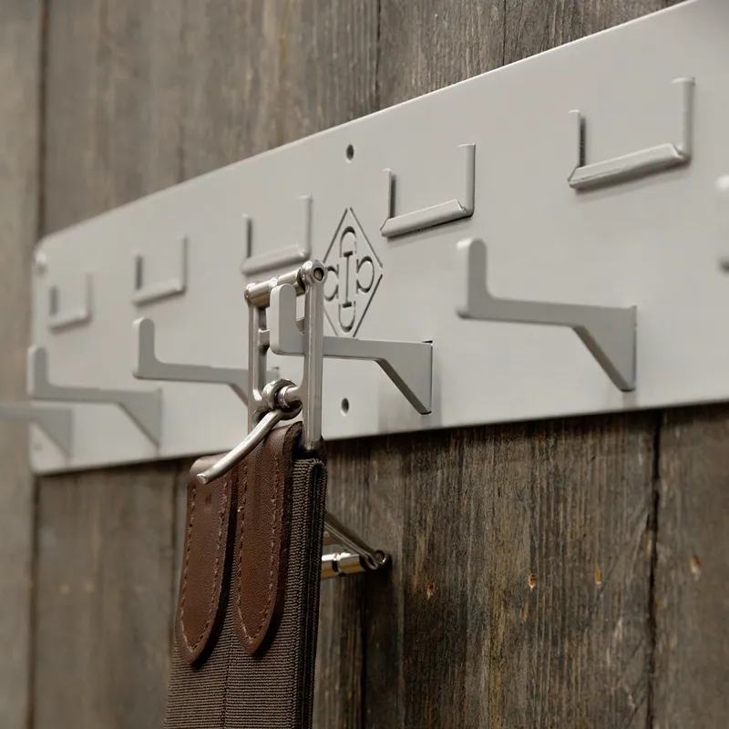 Kentucky Grooming Deluxe 6 Hook Bridle Hanger - Silver-4