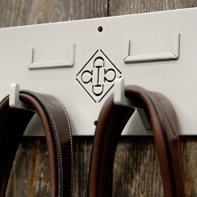 Kentucky Grooming Deluxe 6 Hook Bridle Hanger - Silver-2