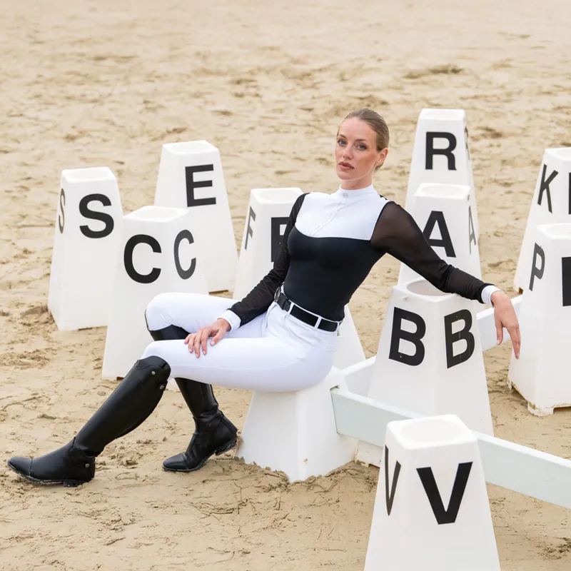 Pikeur Selection 7314 Ladies Show Shirt - Black-9