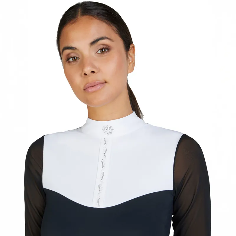 Pikeur Selection 7314 Ladies Show Shirt - Black-3