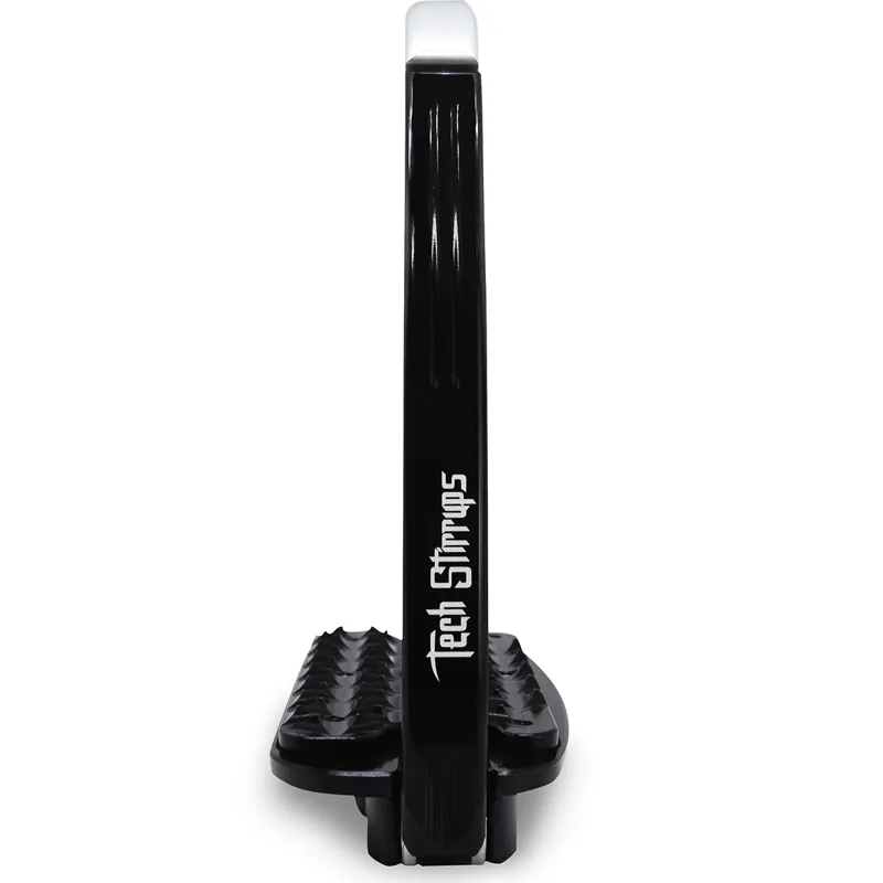 Tech Venice Evo Safety Stirrups - Silver/Black-1