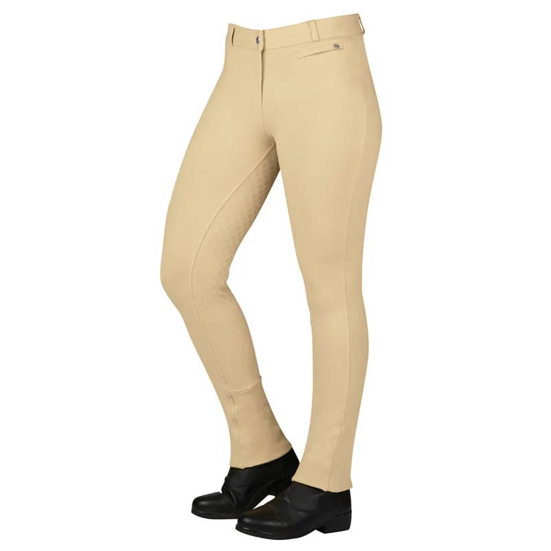 Dublin Supa-Fit Gel Full Seat Ladies Jodhpurs - Beige
