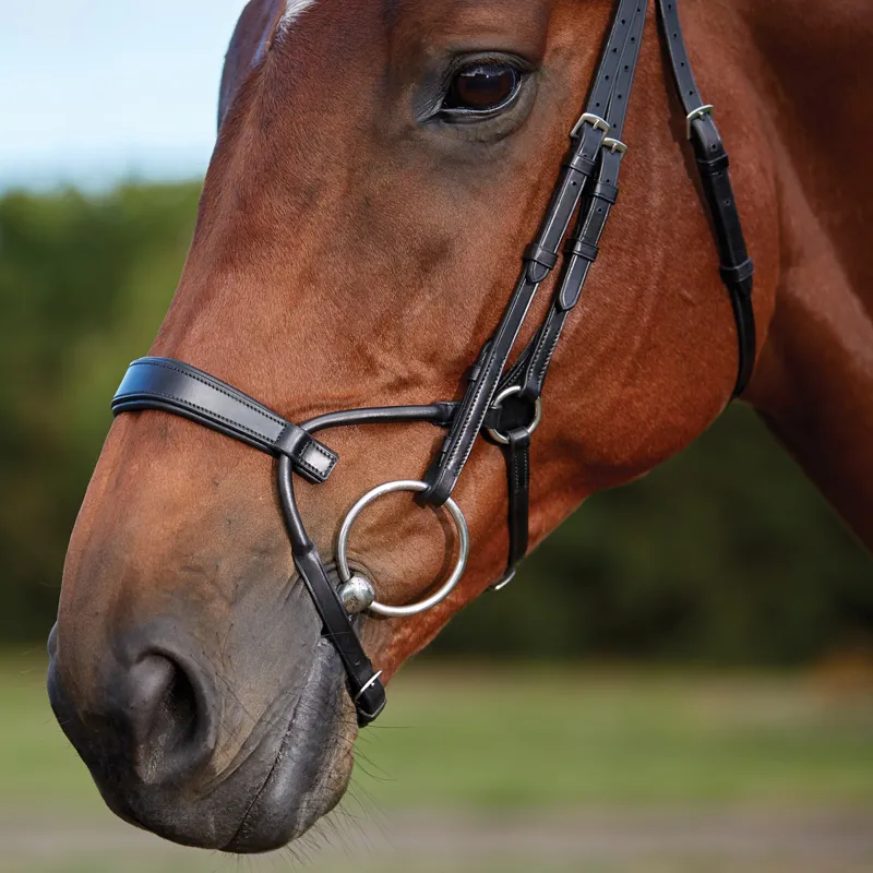 Collegiate ComFiTec Training Bridle - Black-2