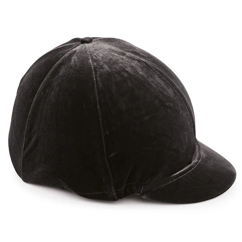 Shires Velveteen Hat Cover - Black