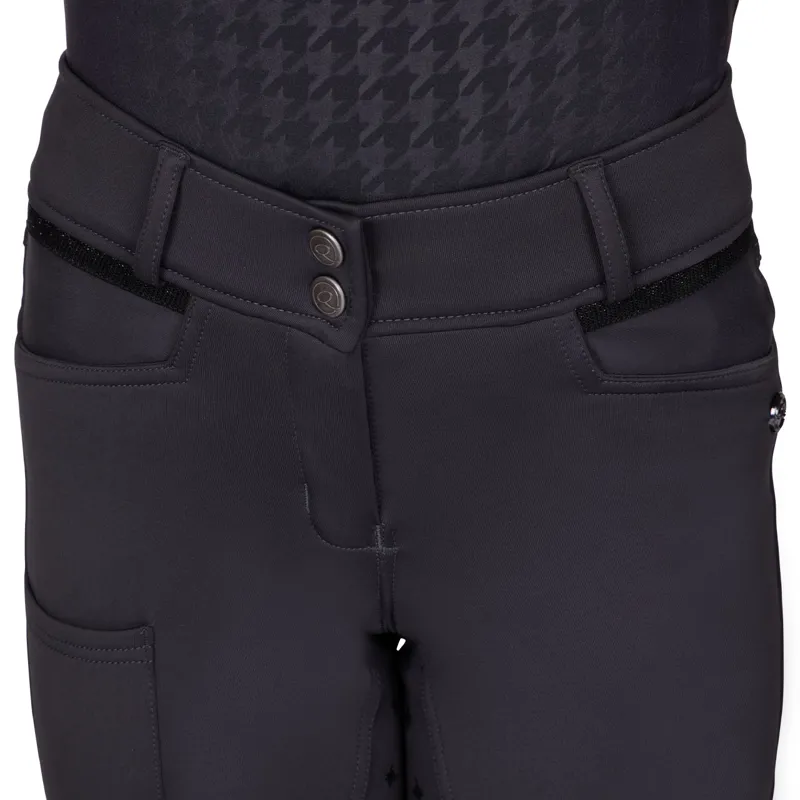 QHP Fayen Full Grip Junior Breeches - Ash-8