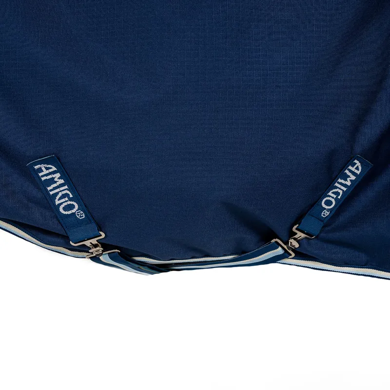Amigo Pony Ripstop 900D 0g Turnout Rug - Witney Navy-4
