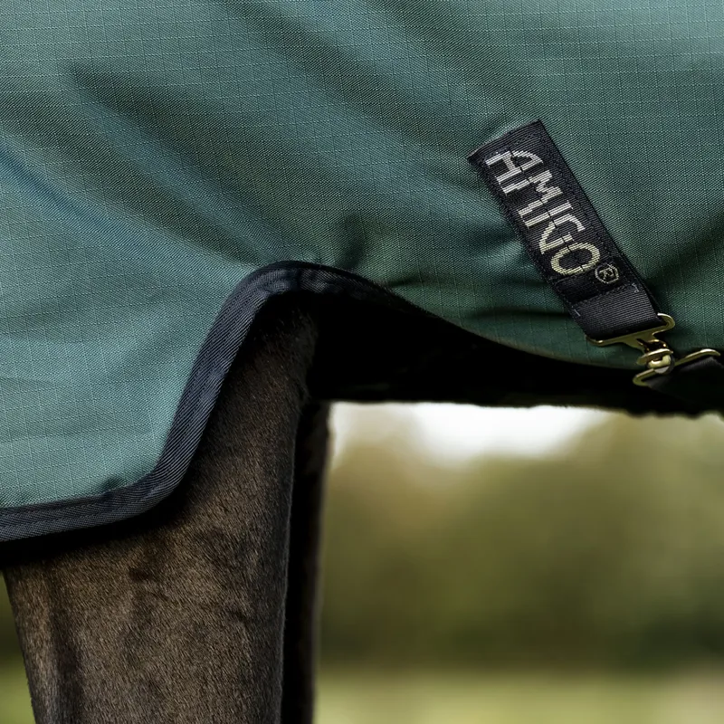 Amigo Ripstop 900D Standard Neck 50g Turnout Rug - Dynasty Green-7