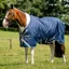 Amigo 1200D 50g Turnout Rug - Navy/Titanium Grey/Silver