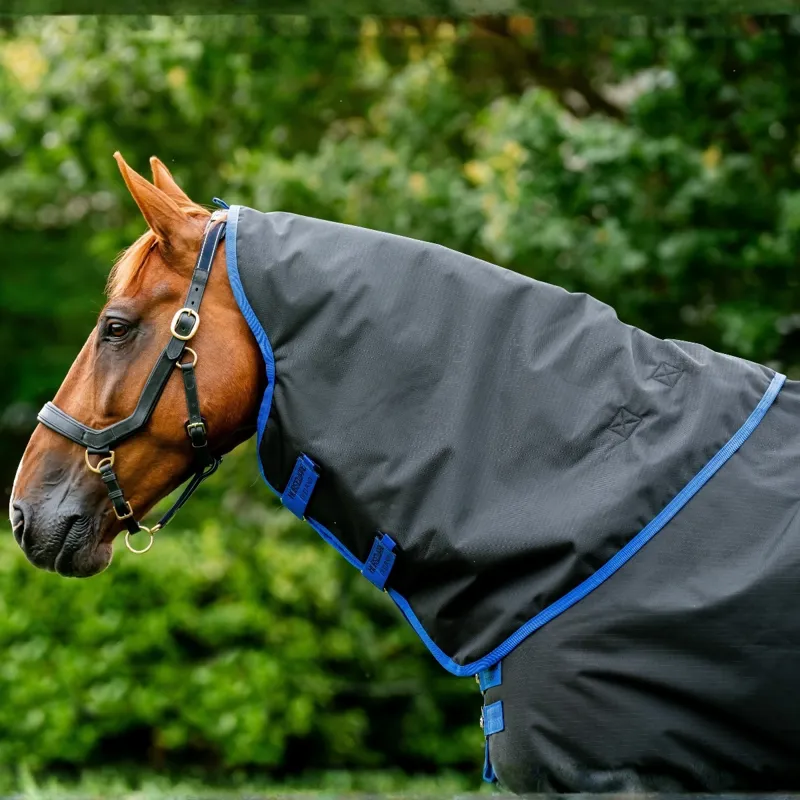 Amigo Ripstop 900D 150g Turnout Hood - Black/Classic Blue-1