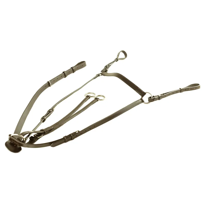 Dever Ascot Running Breastplate - Brown-2