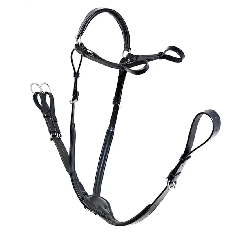 Dever Ascot Comfort Padded Running Breastplate - Black-1