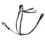 Dever Ascot Comfort Padded Running Breastplate - Brown