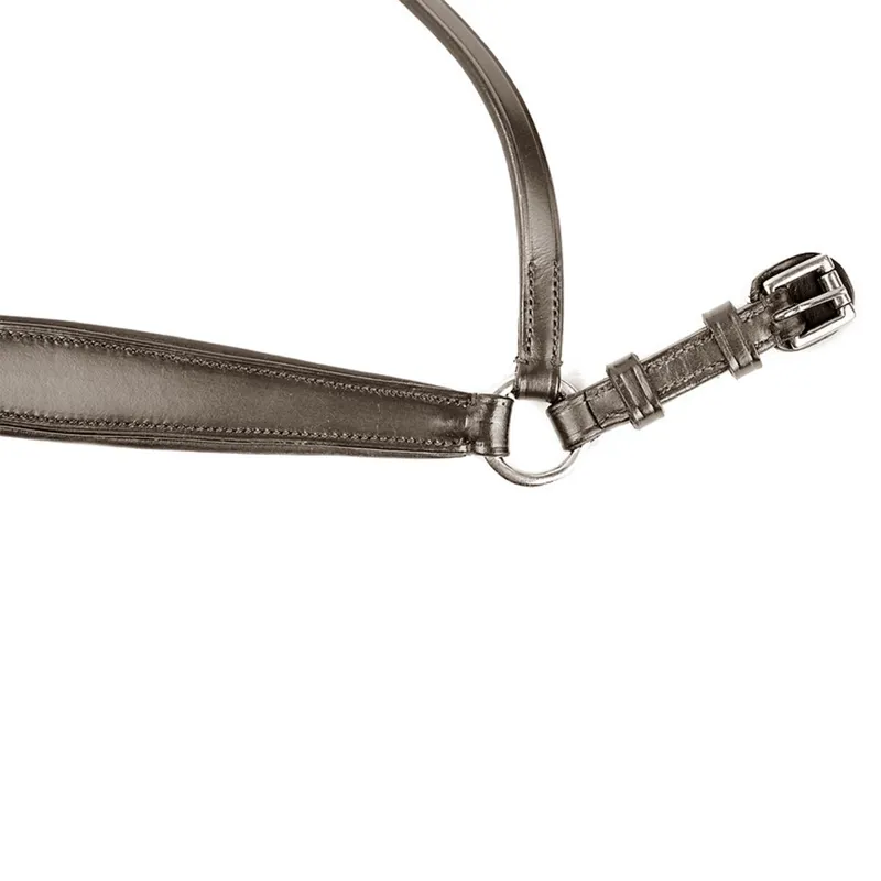 Dever Ascot Comfort Drop Cavesson Noseband - Brown-2