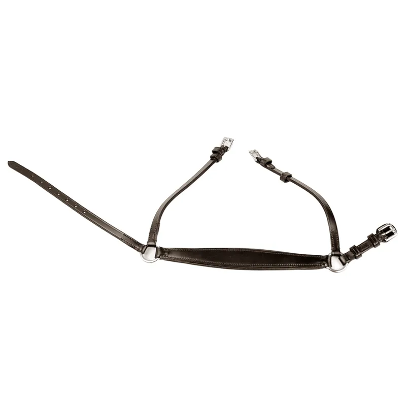 Dever Ascot Comfort Drop Cavesson Noseband - Brown-1