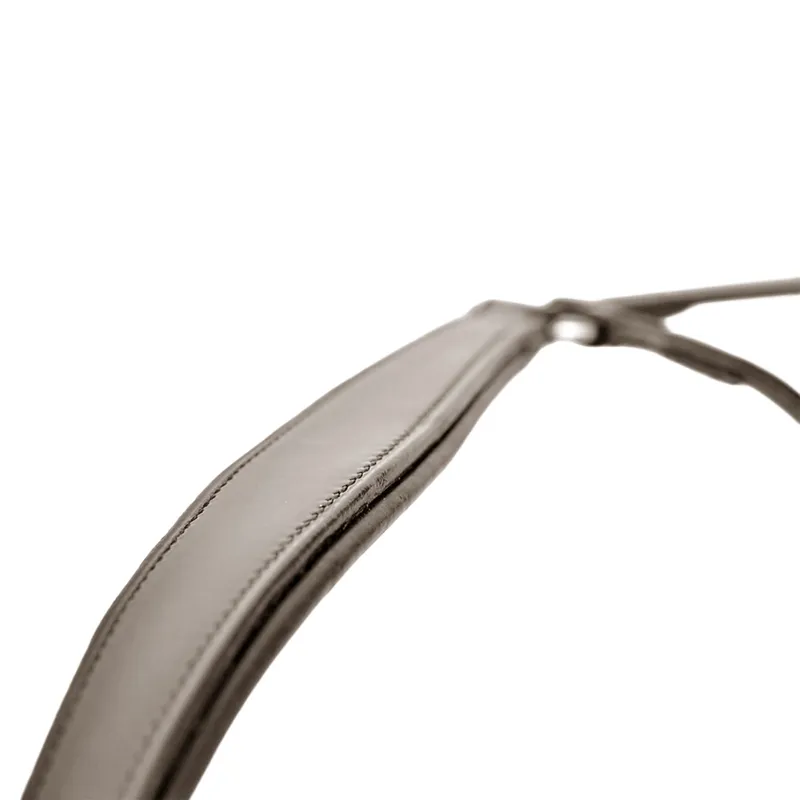 Dever Ascot Comfort Drop Cavesson Noseband - Brown-3
