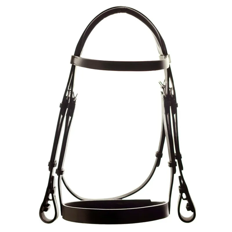 Dever Ascot Comfort Plain Bridle - Brown