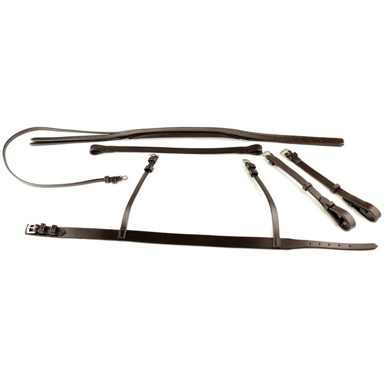 Dever Ascot Comfort Plain Bridle - Brown-2