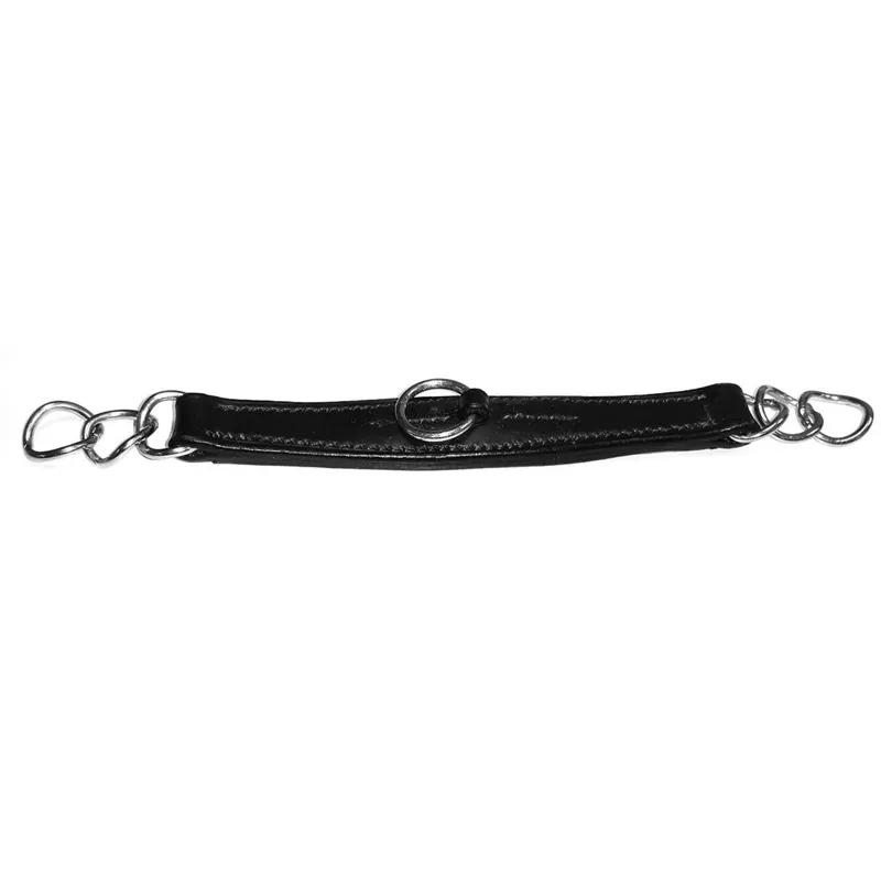 Dever Ascot Leather Curb - Black-2