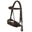 Dever Ascot Comfort Dressage Flash Bridle - Brown
