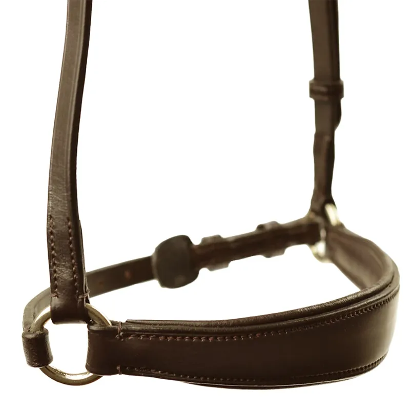 Dever Ascot Padded Drop Noseband - Brown