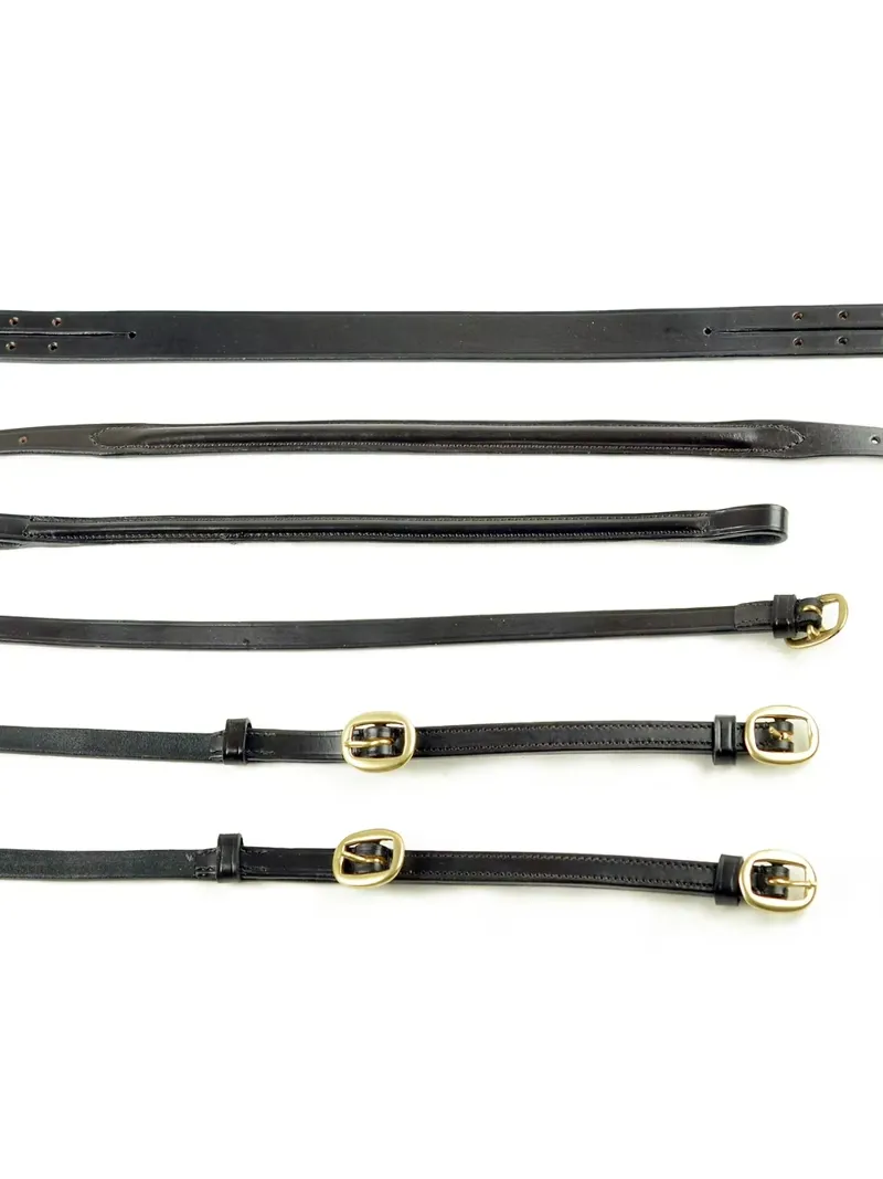 Dever Ascot In Hand Bridle - Black-2