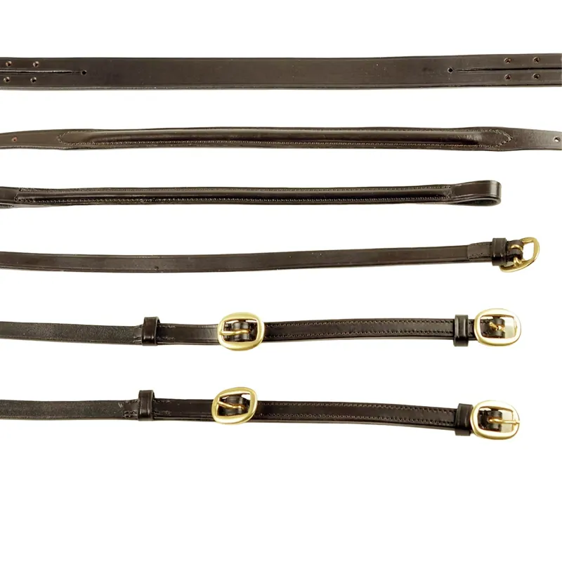 Dever Ascot In Hand Bridle - Brown-2