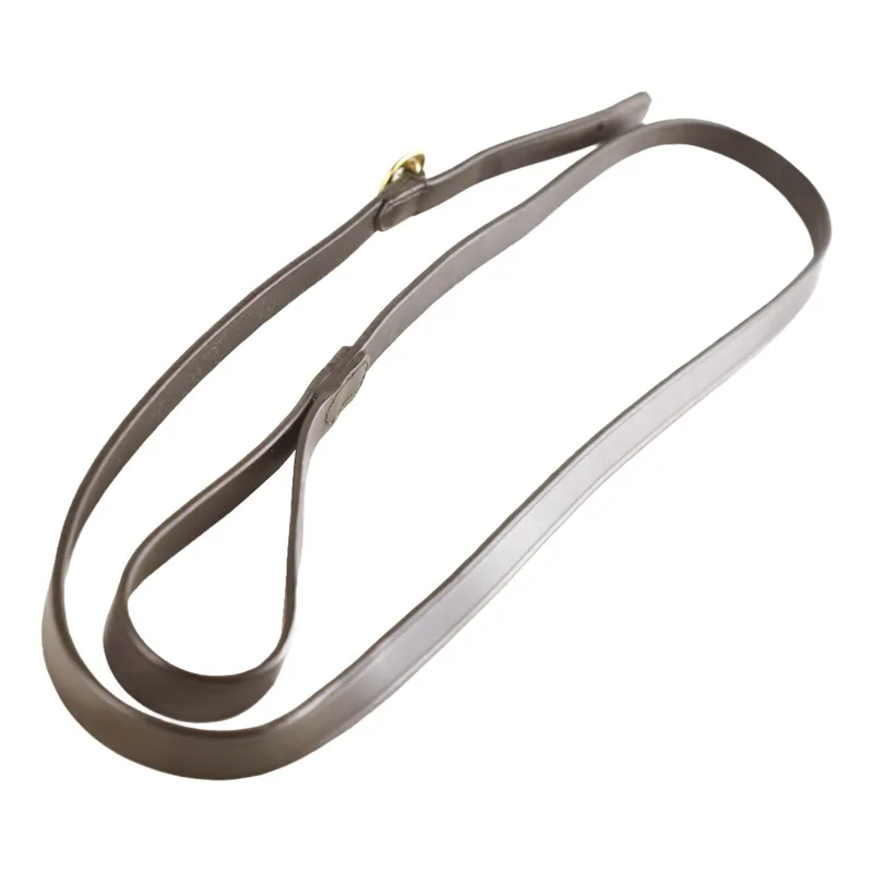 Dever Ascot Leather Lead Rein - Brown-3