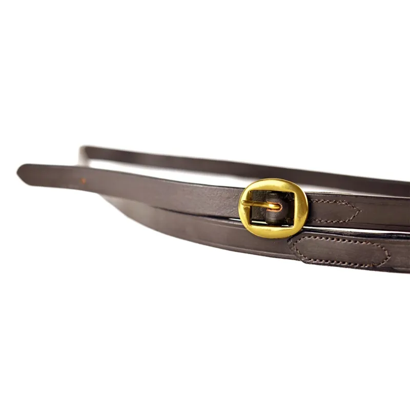 Dever Ascot Leather Lead Rein - Brown-1