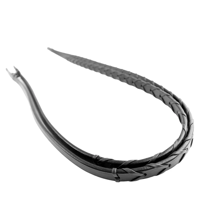 Dever Ascot Laced Reins - Black