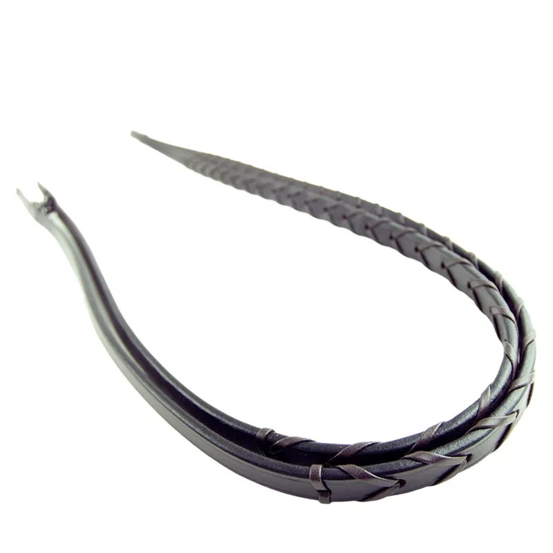 Dever Ascot Laced Leather Reins - Brown