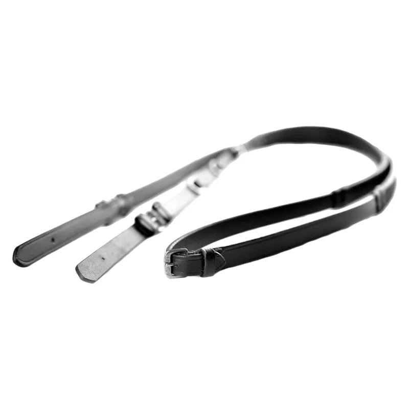 Dever Ascot Market Harborough Reins - Black-1