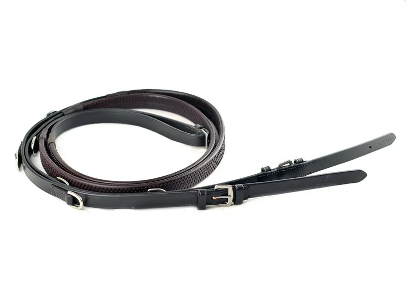 Dever Ascot Market Harborough Reins - Brown