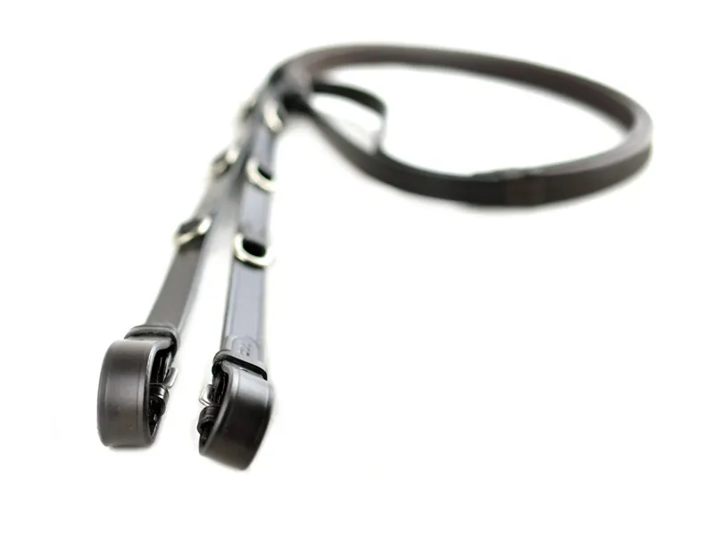 Dever Ascot Market Harborough Reins - Brown-1