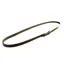 Dever Ascot Plain Leather Neck Strap - Brown