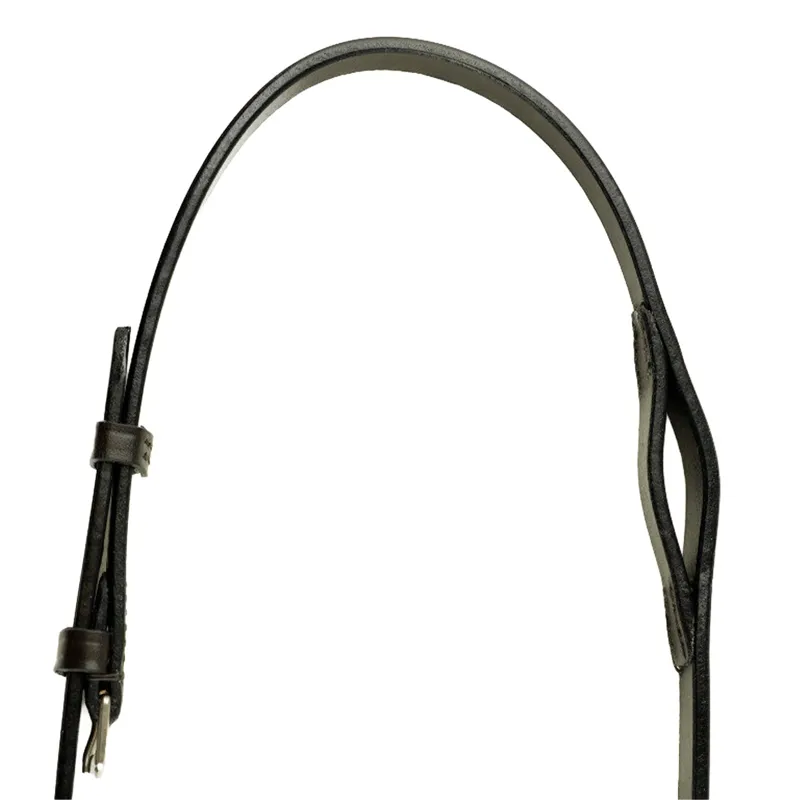 Dever Ascot Leather Neck Strap with Loop - Black-1